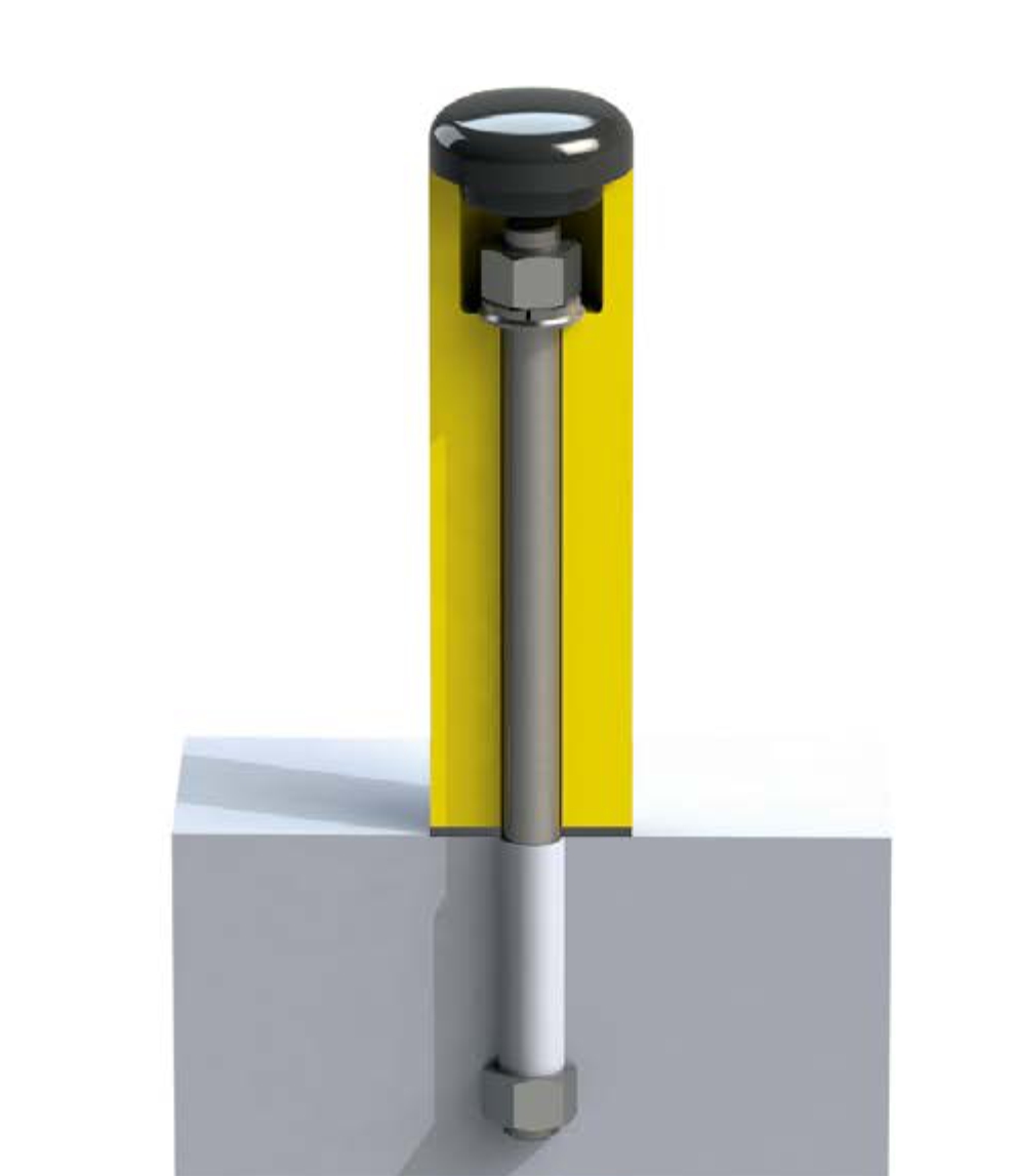 Słupek ochronny magazynowy